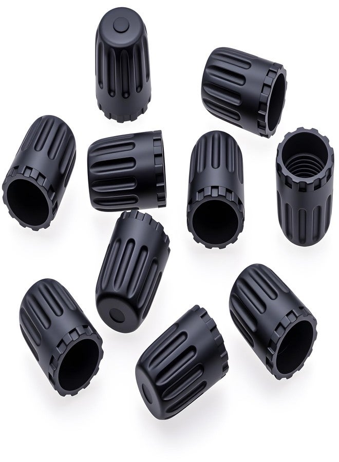MEAJOO 30PCS TPMS Plastic Tire Valve Stem Caps, Wheel Tire Valve Stem, with O-Ring Rubber Seal, Universal Tire Valve Stem Covers for Cars, SUV, Trucks, Bikes, Motorcycles, Bicycles(Black) - Image 2